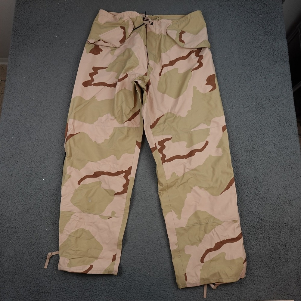 Desert Camo Cold Weather Pants Mens 37x34 Gore Seam Army Military Waterproof